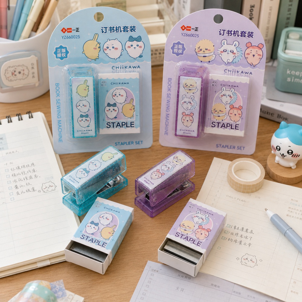 Genuine Chiikawa Stapler Set D - Office Supply Office Stationery Items 评论和价格