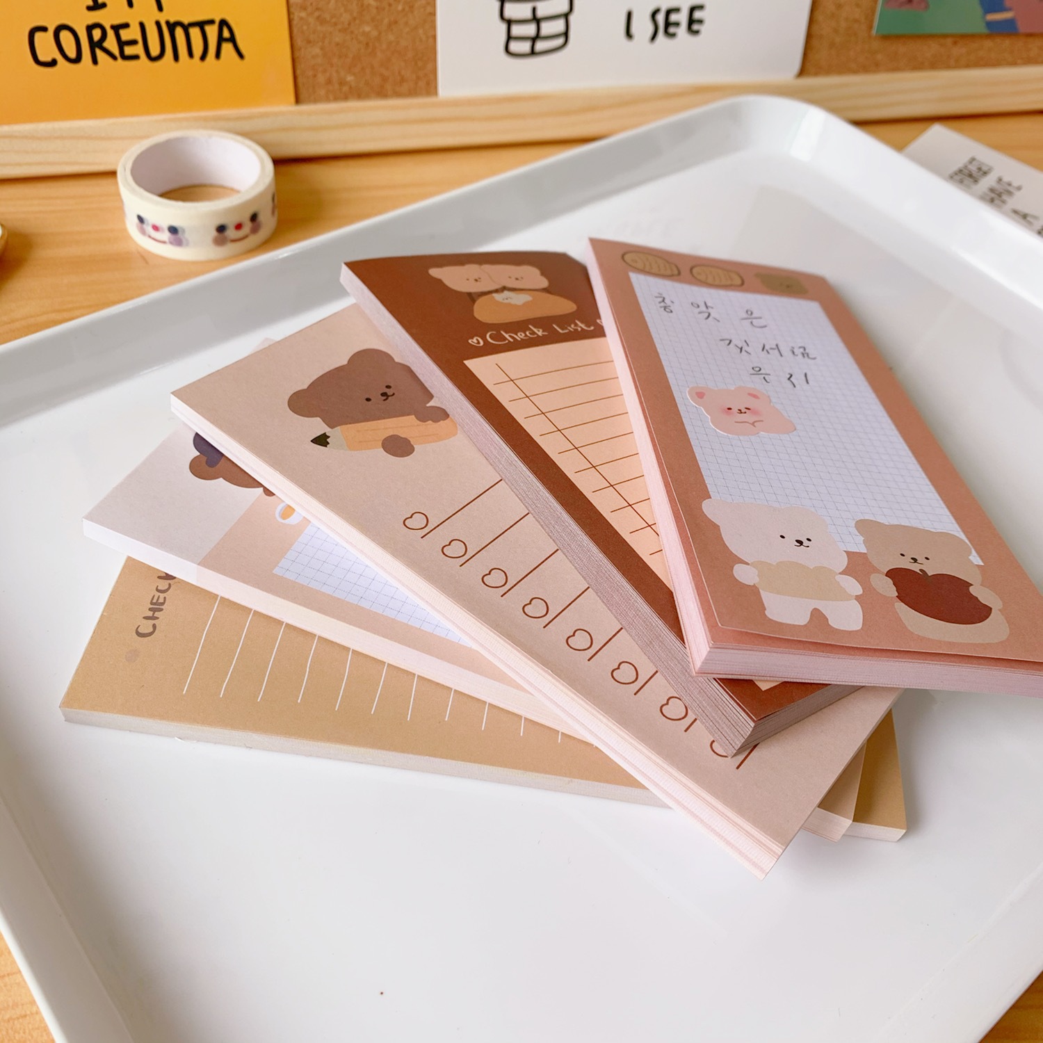 Kawaii Cute Korean Cookie Bear - Office Stationery Supply List 评论和价格