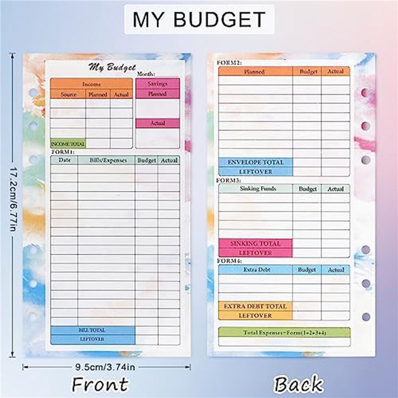N36R-2 Set A6 Budget Planner R - Planner Weekly Budget 评论和价格