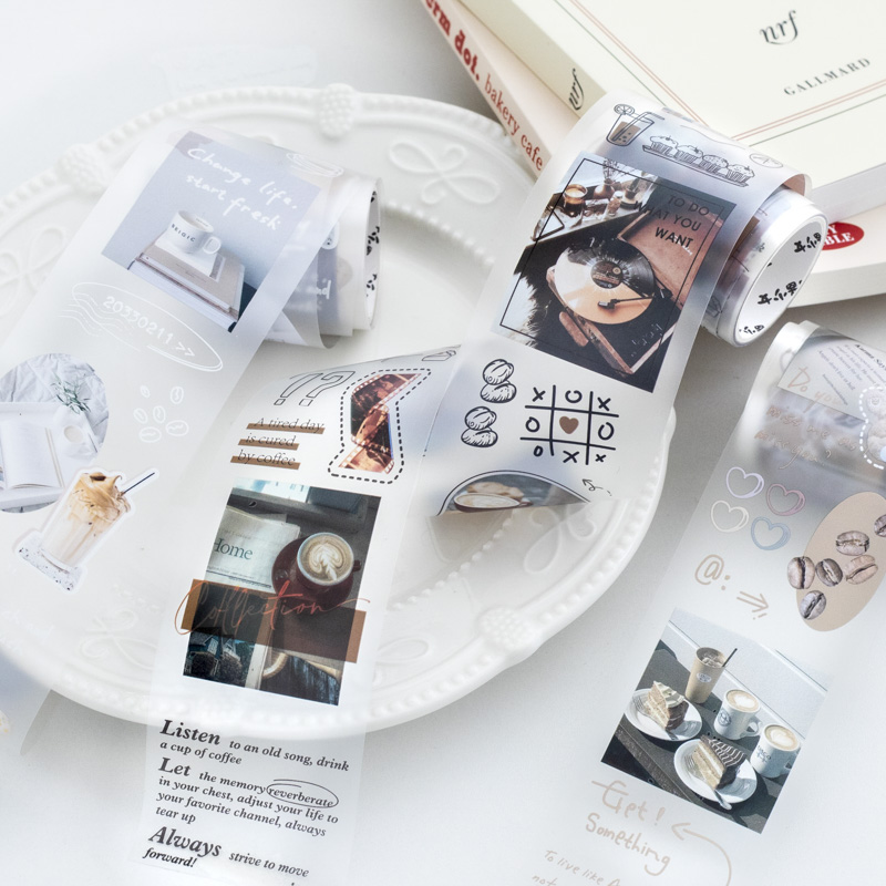 6 styles 50mm*200cm Poems For  - Label Printer Tape 评论和价格