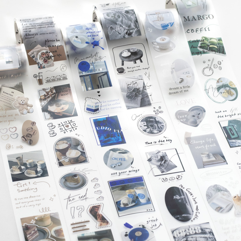 6 styles 50mm*200cm Poems For  - Label Printer Tape 评论和价格