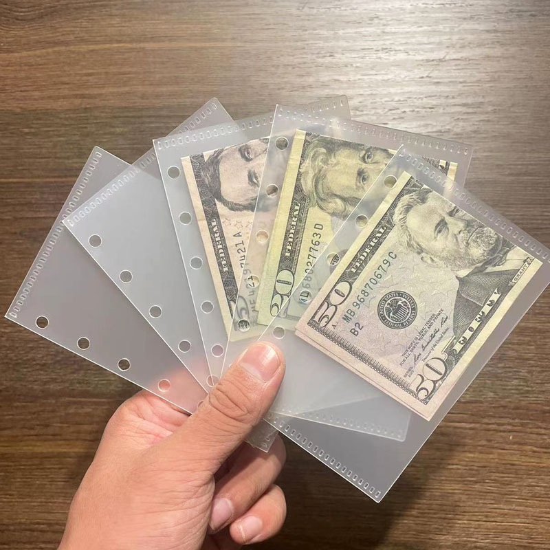 A6/A7 5Pcs Binder Pockets Bind - Portfolio Folder Zip 评论和价格