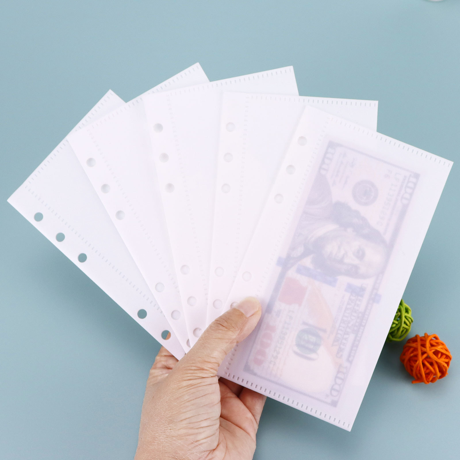 A6/A7 5Pcs Binder Pockets Bind - Portfolio Folder Zip 评论和价格