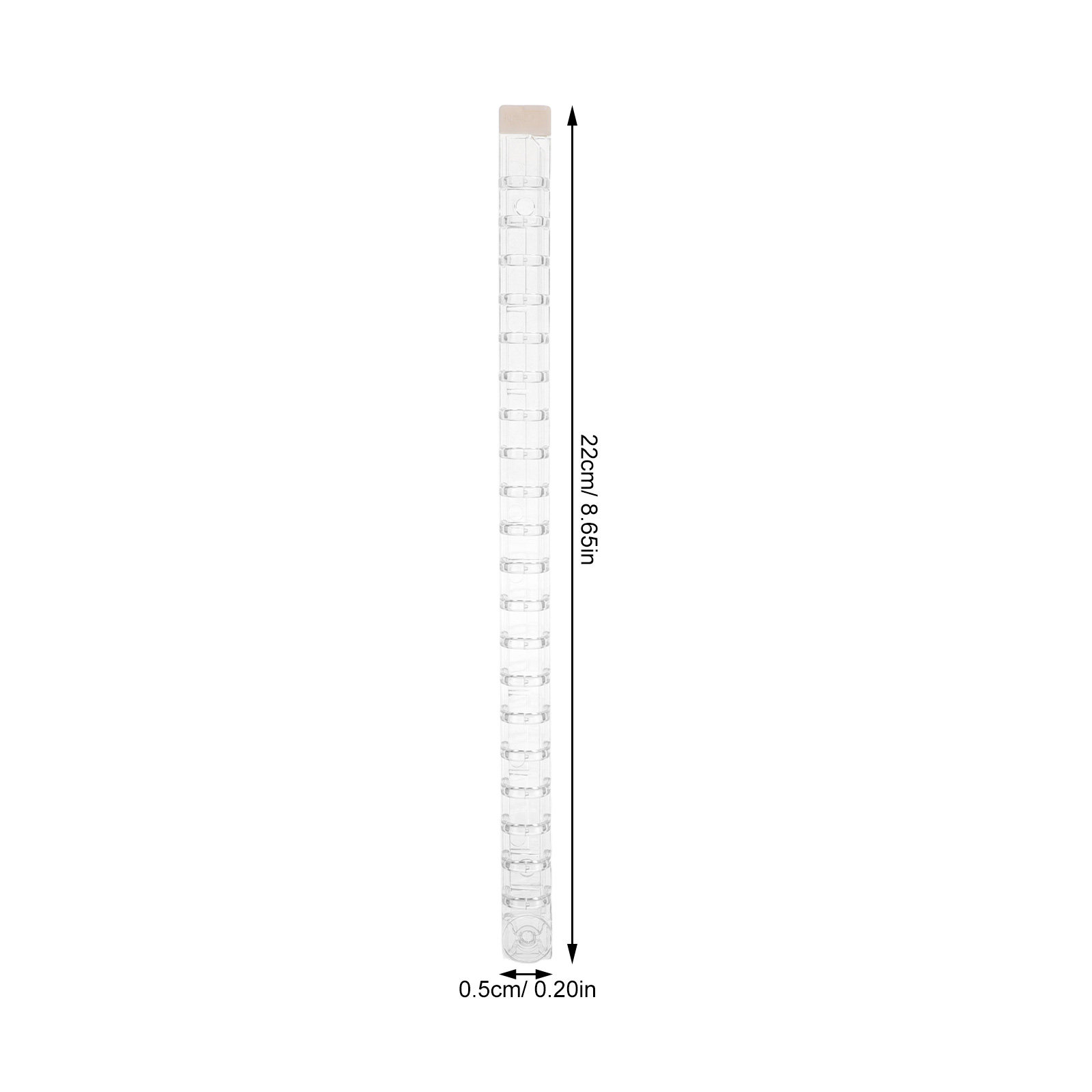 10Pcs Loose Leaf Binder Rings  - Binding Comb Plastic 评论和价格