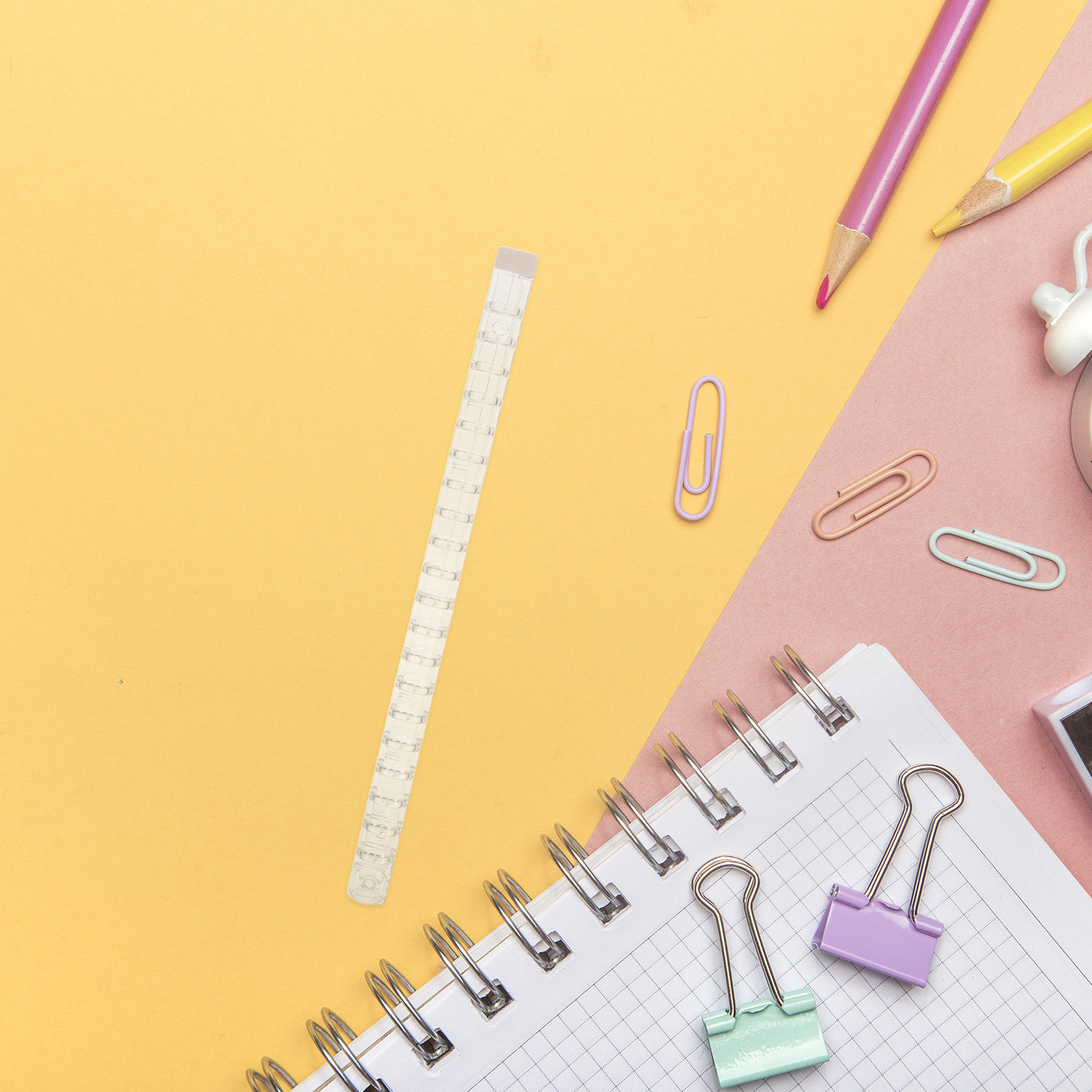 10Pcs Loose Leaf Binder Rings  - Binding Comb Plastic 评论和价格
