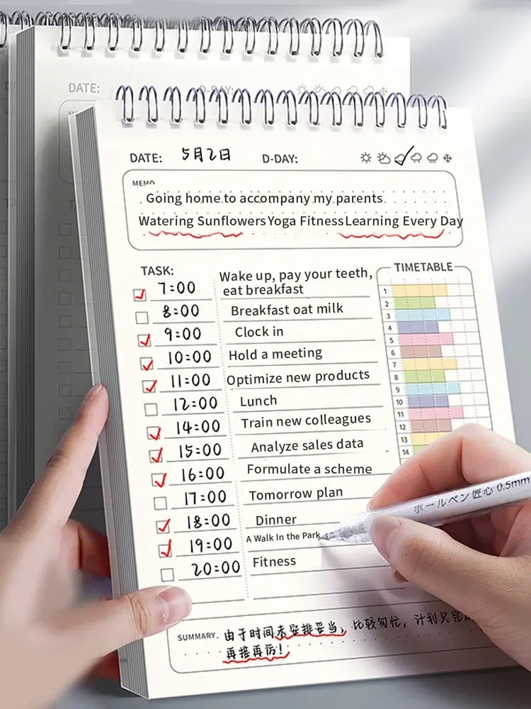 1pc Planner Agenda Spiral A5 N - Office Stationery Supply List 评论和价格