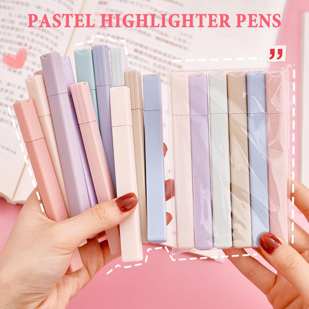 Colorful Highlighters 6pcs Pas - Highlighter Set Pastel 评论和价格
