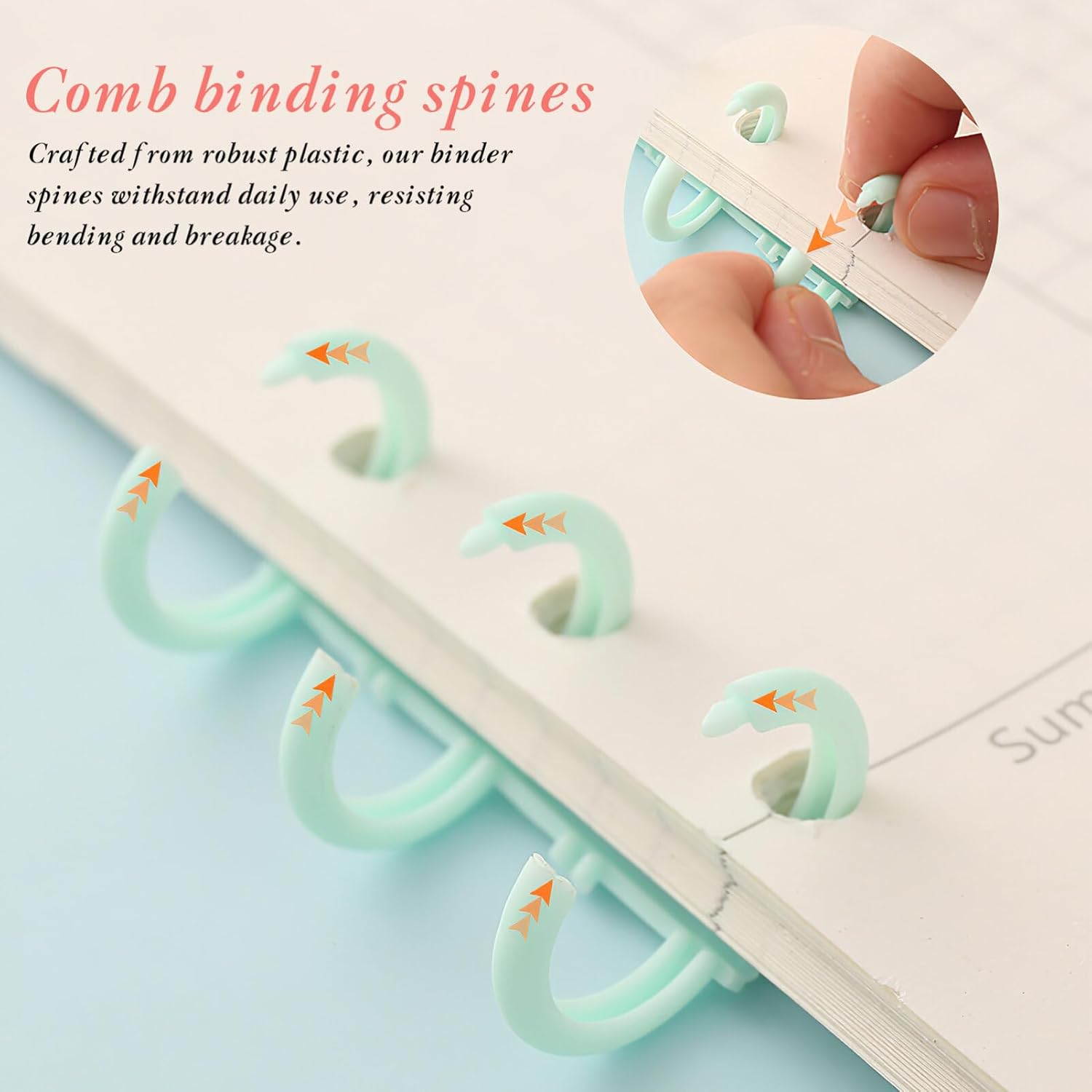 5/10Pcs Comb Binding Spines 30 - Binding Comb Plastic 评论和价格