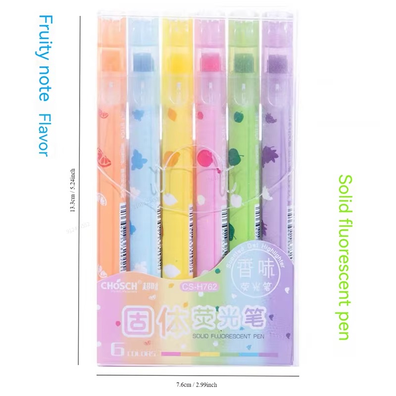 6 Colors/set Pastel Gel Highli - Highlighter Set Pastel 评论和价格